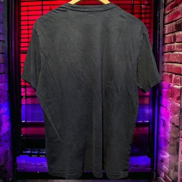 Roots Canada Beaver Pine Tree Maple Leaf Peace Sign T-Shirt, Medium - Picture 2 of 7